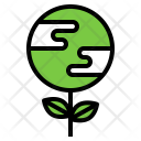 Earth Plant Sprout Icon