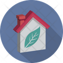 Greenhouse Leaf House Icon