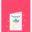Greeting Card Invitation Card Party Card Icon