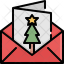 Greeting Card Christmas Icon