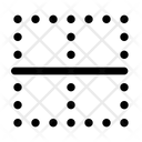 Grid Dots Vertical Center  Icon