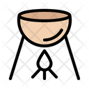Grilled Burner Cooking Icon