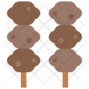 Grilled Meat Skewer Icon
