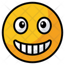 Grinning Teeth Face Icon