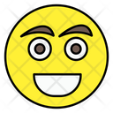 Grinning Emoji Emotion Emoticon Icon