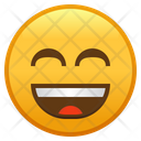 Grinning Face With Smiling Eyes Icon