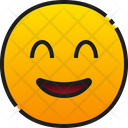 Grinning Face With Smiling Eyes  Icon