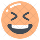 Grinning Squinting Face  Icon