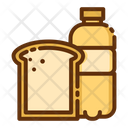 Bread Loaf Milk Bottle Icon