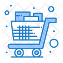 Groceries Trolly Cart Shopping Trolley Icon