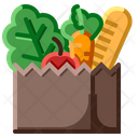Grocery Bag Food Fruit Icon