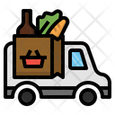 Grocery Delivery Supermarket Icon