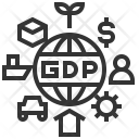 Gross Domestic Product Icon