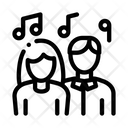 Couple Singing  Icon