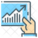 Growth Tablet Hand Icon