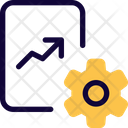 Growth Management Analysis Management Graph Icon