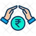 Growth Coins Rupees Icon