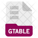 Gtable File Format Icon