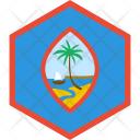 Guam Flag World Icon