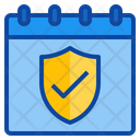 Guarantee Protection Warranty Certificate Quality Calendar Date Icon