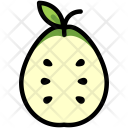 Guava Half Fruit Icon