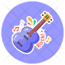 Guitar Music Entertainment Icon