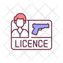Gun license Icon