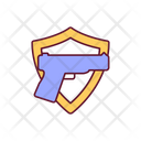 Gun security Icon