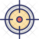 Gun Shooting Target  Icon