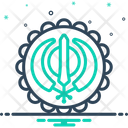 Gurupurab Guru Nanak Gurmukhi Icon