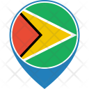 Guyana Flag World Icon