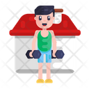 Gym At Home Icon