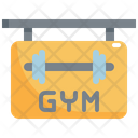 Gym Sign Shop Icon