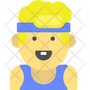 Gym Boy Icon