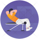 Gym Exercise Gym Training Healthy Activity Icon