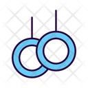Gymnast Rings Rings Workout Rings Icon