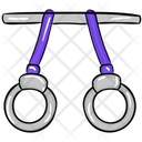 Hanging Rings Gymnastic Rings Acrobatic Rings Icon