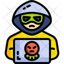 Hacker Padlock Virus Icon