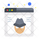 Hacker Browser Crime Icon