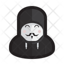 Hacktivist Hacker Cybercriminal Icon