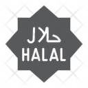 Halal Text Islam Icon