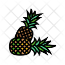 Pineapple Whole Two Icon