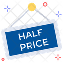 Half Price Icon