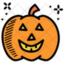 Pumpkin Lantern Scary Icon