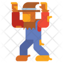 Halloween Horror Scarecrow Icon