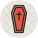 Halloween Coffin Casket Icon