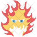 Fire Ghost Horror Ghost Icon