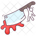 Halloween Cleaver Scary Cleaver Halloween Knife Icon