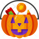 Basket Candies Halloween Icon