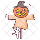 Halloween Scarecrow Icon